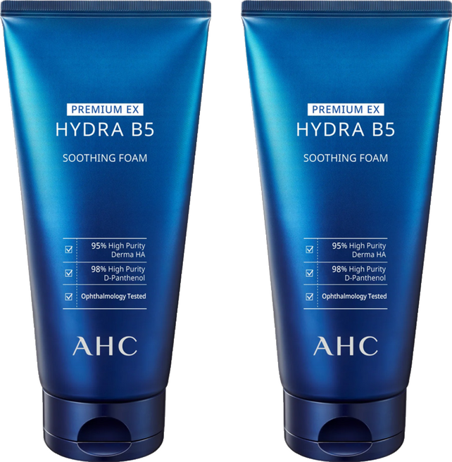 AHC 瞬效保濕B5潔顏乳, 180ml, 2條