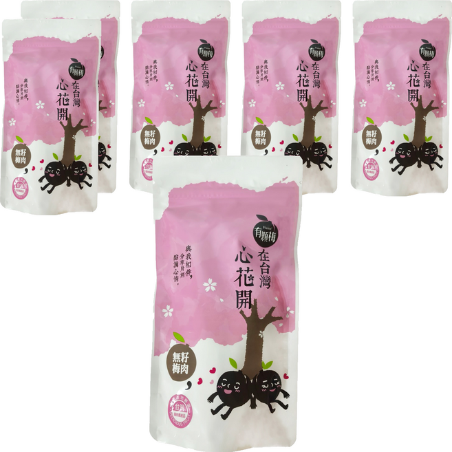 Plums 有顆梅 無籽梅肉, 6個, 55g