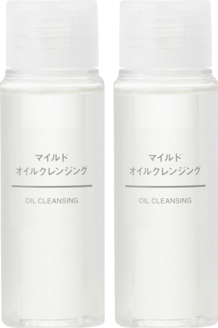 MUJI 無印良品 溫和卸妝油 攜帶型, 50ml, 2瓶