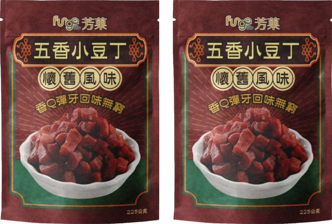Fungo 芳菓 五香小豆丁, 2個, 225g