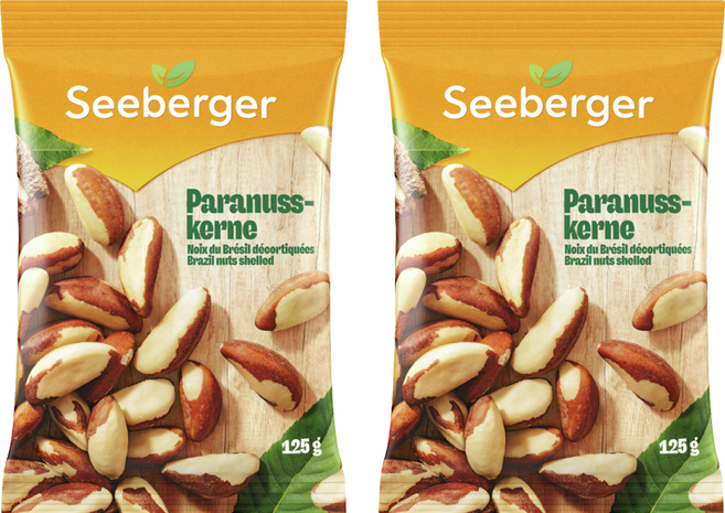 德國 Seeberger 去殼巴西堅果, 125g, 2包