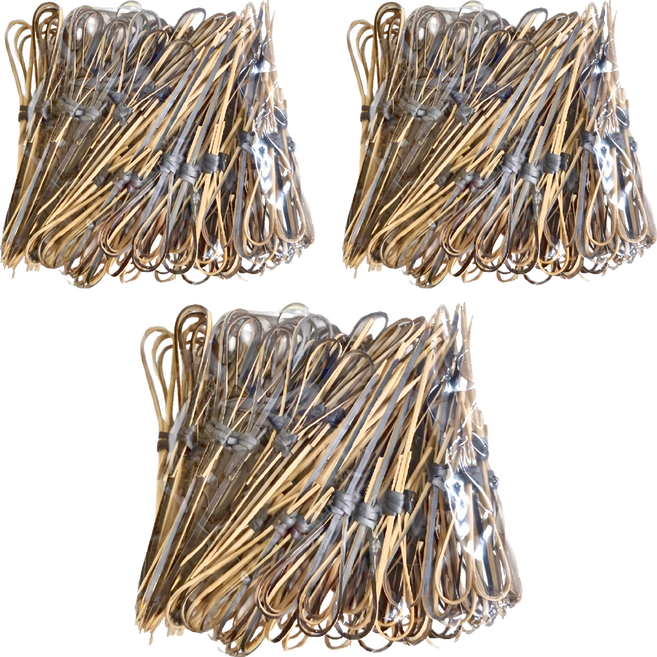 bargogo 巴果果 黑色剪刀串 JM-KS009-BK 12CM, 100支, 3包