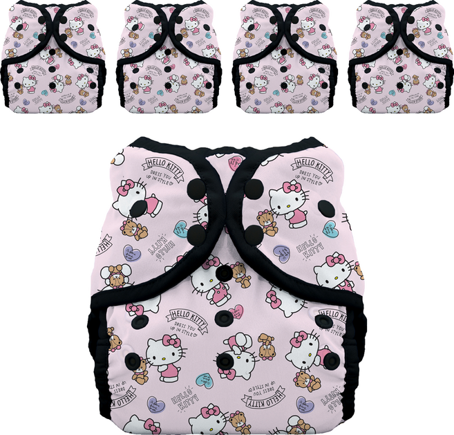 THiRSTiES 游泳尿布 SANRIO聯名款 Hello Kitty Dear Bear, S, 5件