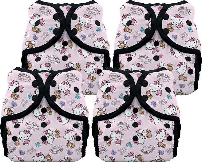 THiRSTiES 游泳尿布 SANRIO聯名款 Hello Kitty Dear Bear, S, 4件