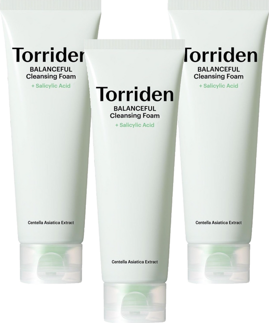 Torriden 官方直營 積雪草舒緩洗面乳, 3個, 150ml