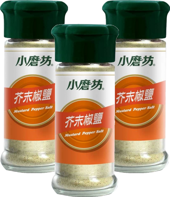 小磨坊 芥末椒鹽, 43g, 3個