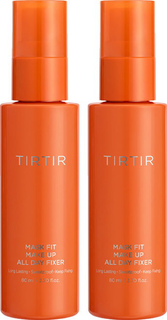 TIRTIR 台灣公司貨 全天持妝定妝噴霧, 2個, 80ml