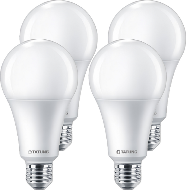 TATUNG 大同 LED 全電壓球泡 30W E27, 黃光(3000K), 4個