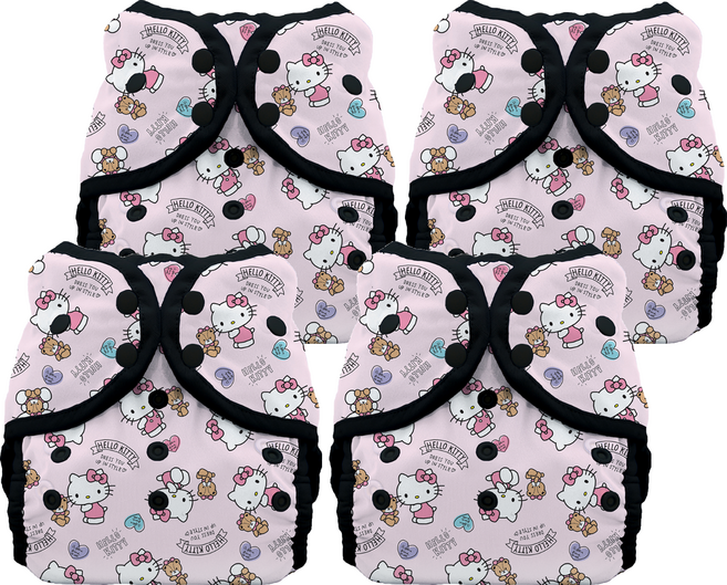 THiRSTiES 游泳尿布褲 SANRIO聯名款 Hello Kitty Dear Bear 36~84個月, L, 4件