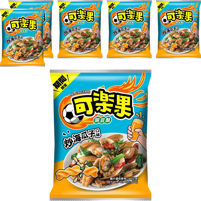 可樂果 炒海瓜子口味 熱炒包, 160g, 6包