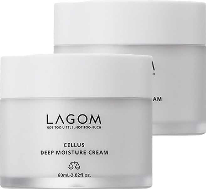 LAGOM 台灣公司貨 深層保濕修護霜, 2個, 60ml
