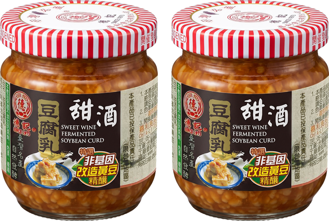 德記 甜酒豆腐乳, 200g, 2個