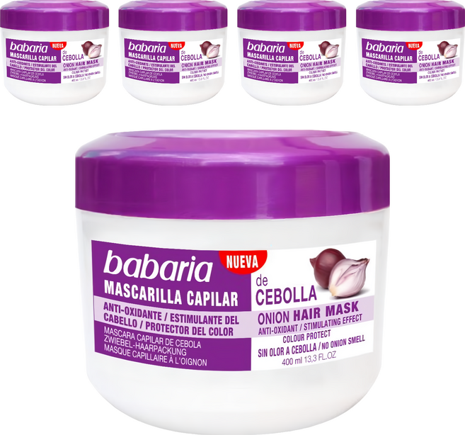 babaria 再現豐厚 活化&護色&抗UV深層魔力髮膜, 400ml, 5罐