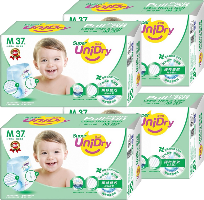 UniDry 優力寶 優力褲/尿布 6~11kg, M, 148片