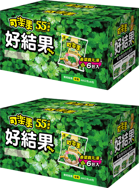 可樂果 香菜貢丸拜拜箱6件組, 288g, 2箱