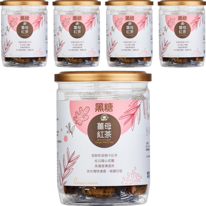 蜜思朵 黑糖薑母紅茶, 17g, 12入, 5罐