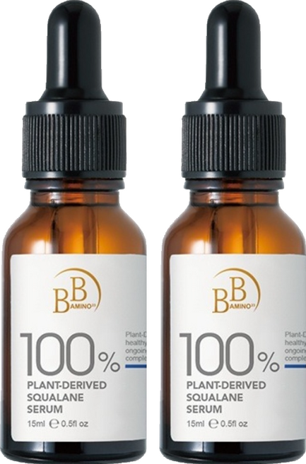 BB AMINO 科研 100%角鯊潤澤修復精華, 2個, 15ml