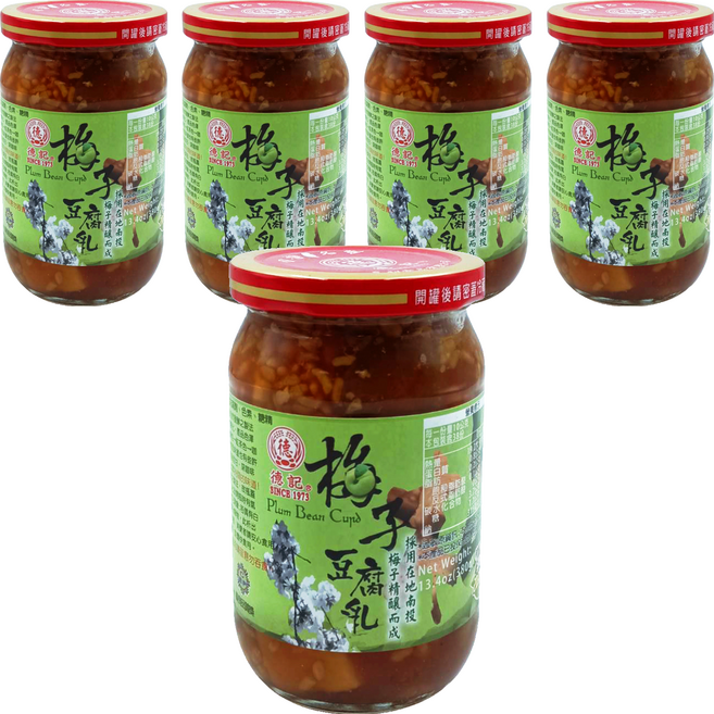 德記 梅子豆腐乳, 380g, 5個