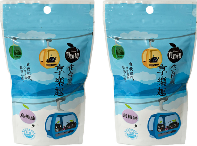 Plums 有顆梅 鳥梅絲, 50g, 2個