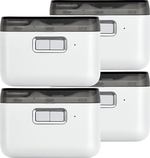ProTap 浦拓 電動拋光指甲刀 D604, 4個, 白色