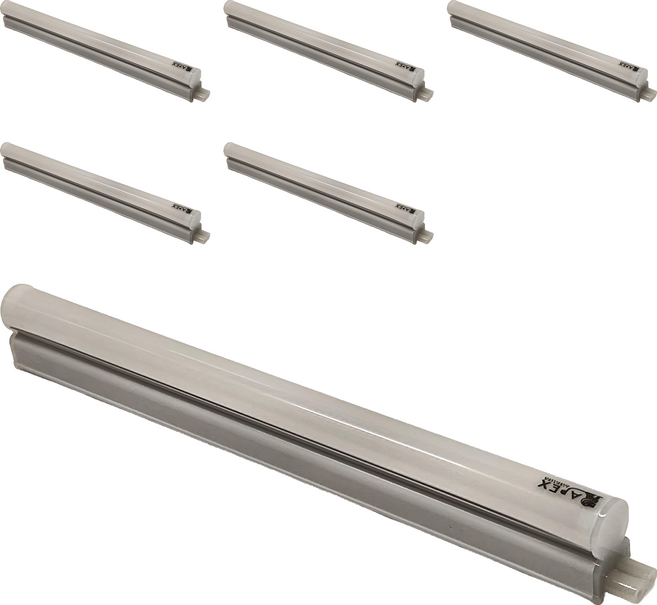 APEX LIGHTING 艾沛斯照明 LED T5 1尺支架燈 6W 6500K AP-I106D, 白光, 6個