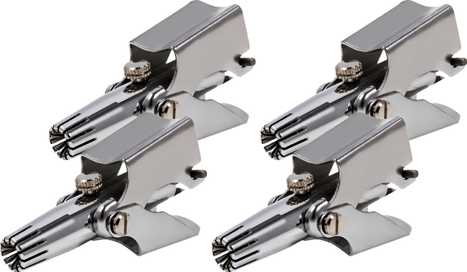 不鏽鋼鼻毛剪 90 x 60 x 20 70g, 銀色, 4支