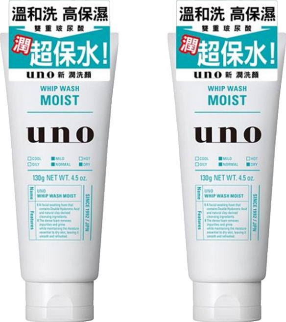 uno 新潤洗顏, 130g, 2個