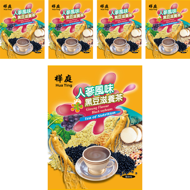 樺庭 人蔘風味黑豆滋養茶, 30g, 5個, 15個裝