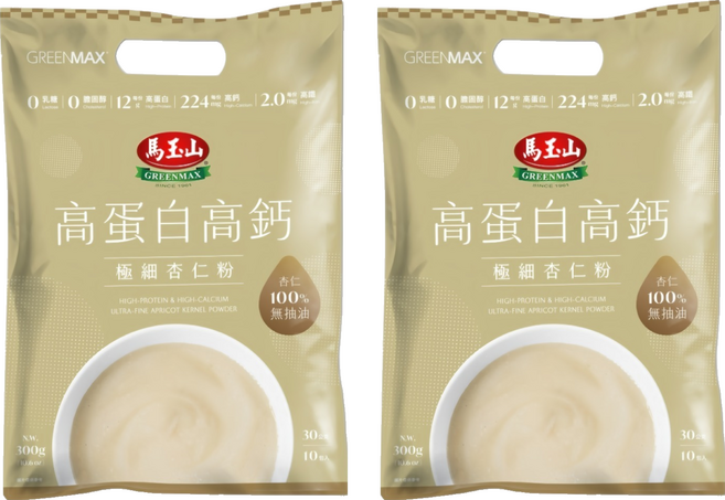 馬玉山 高蛋白高鈣極細杏仁粉 10包