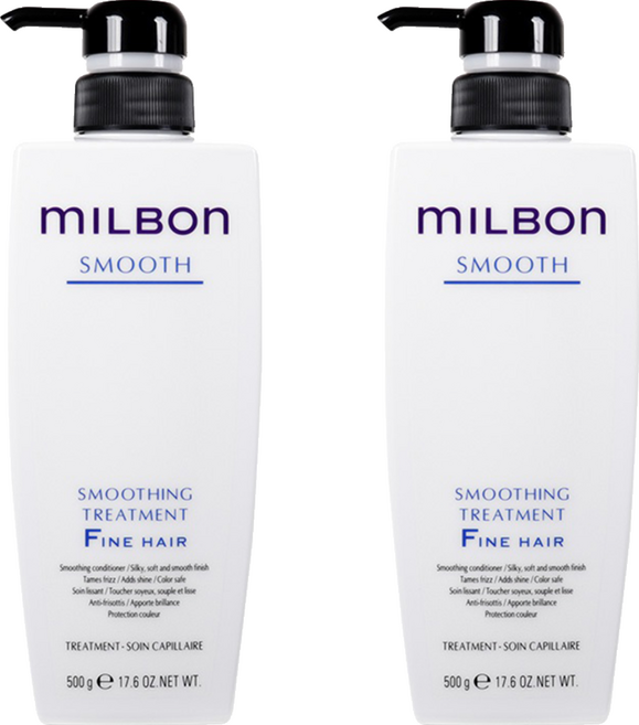 mILBOn 台灣公司貨 絲柔護髮素 F 細軟髮, 500g, 2個