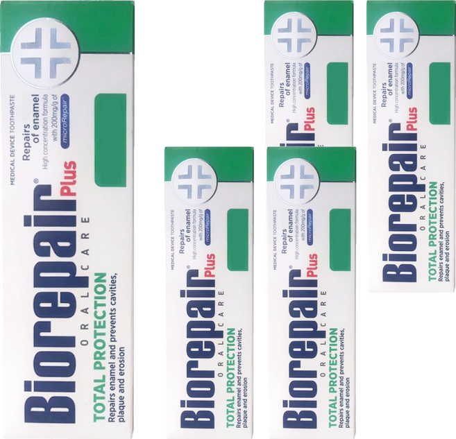 Biorepair 貝利達 全效加強型牙膏 平行輸入 款式隨機, 5個, 75ml