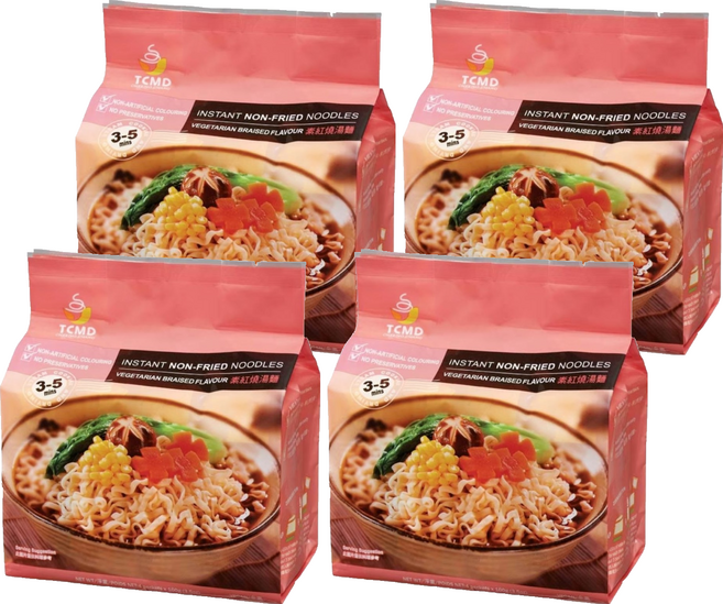 承昌食品 素紅燒湯麵 純素 100g, 16包