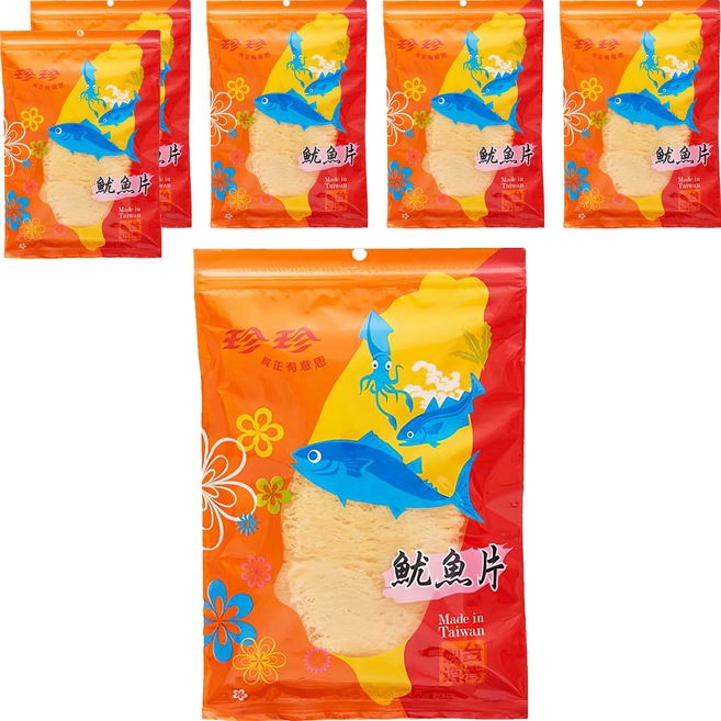 珍珍 魷魚片, 270g, 6包