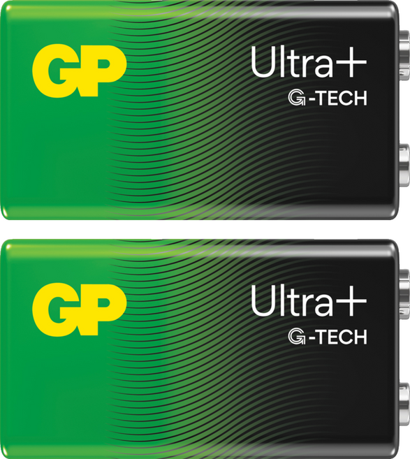 GP Batteries 超霸 超特強鹼性電池 Ultra Plus 9V, 2個, 1入