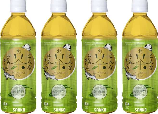日本 SANKO 嬉野茶葉 旨味綠茶, 500ml, 4個