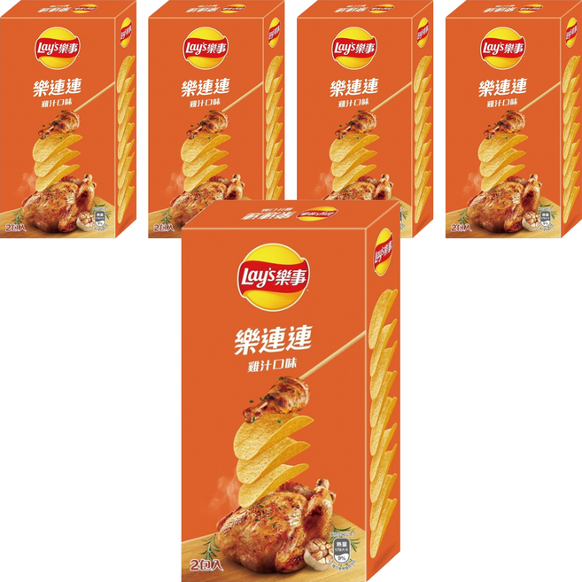 Lay's 樂事 經濟包雞汁口味洋芋片, 166g, 5個