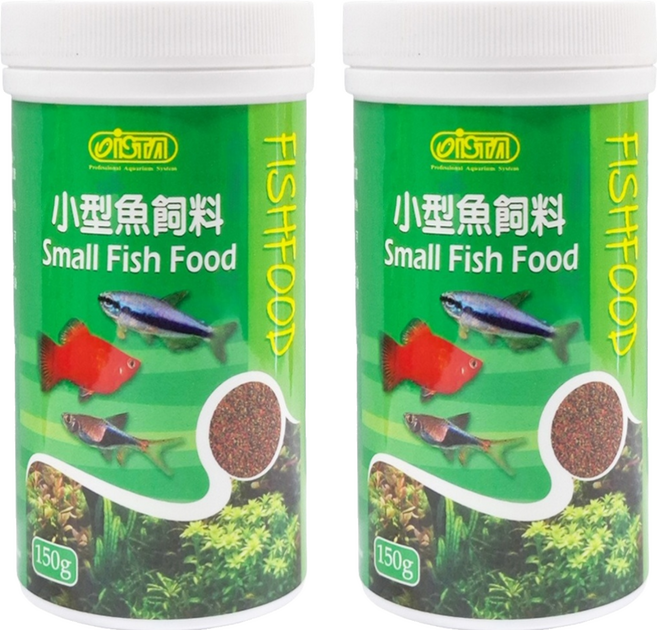 ISTA 伊士達 小型魚飼料 燈科魚/孔雀魚類/任何幼魚專用 I-337, 150g, 2罐
