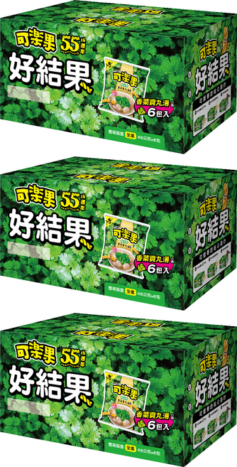 可樂果 香菜貢丸拜拜箱6件組, 288g, 3箱