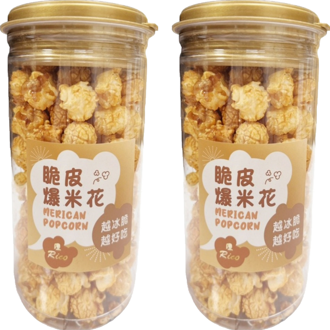 RICO 脆皮爆米花 藍帶起司, 75g, 2個
