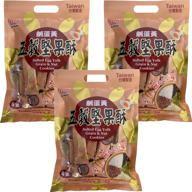 KONLEE 康利 五榖鹹蛋黃, 200g, 3個
