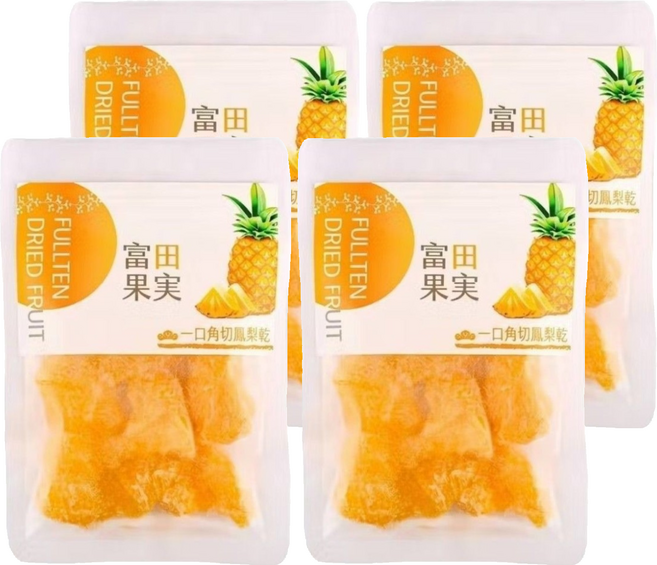 FULL TEN 富田 鳳梨干, 4個, 65g