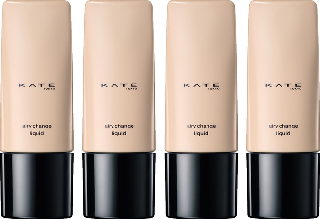 KATE 凱婷 極輕感持久粉底液 25ml, 01, 4個