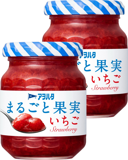 Aohata 草莓果醬 無蔗糖, 125g, 2罐