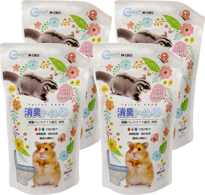 Canary倍潔雅消臭抑菌便便沙, 600g, 4個