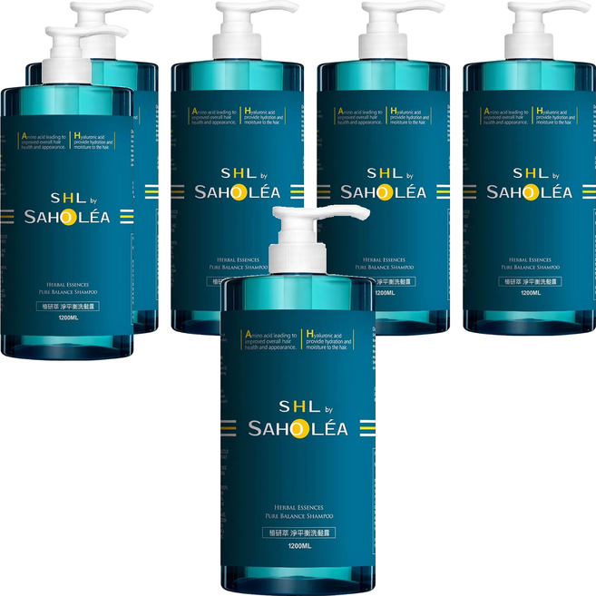 SAHOLEA 森歐黎漾 植研萃淨平衡洗髮露, 1.2L, 6件
