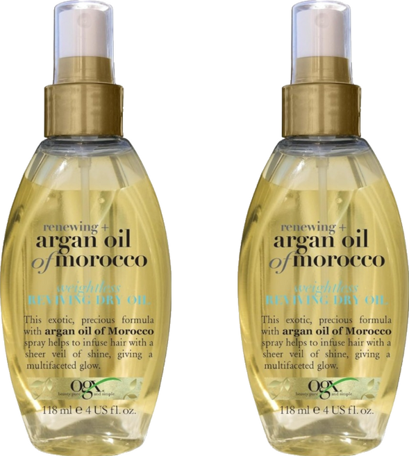 ogx 摩洛哥堅果輕盈髮油噴霧, 2個, 118ml