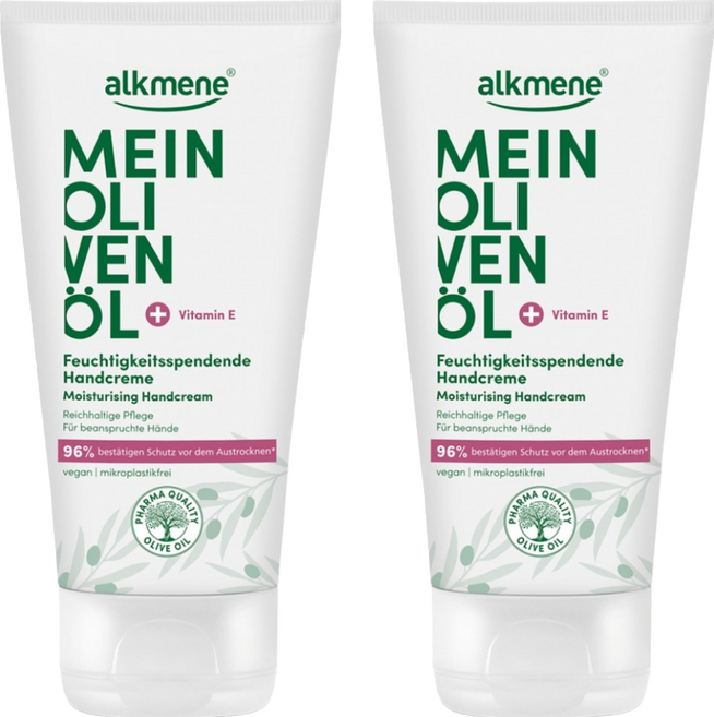 alkmene 歐珂蔓 我的橄欖油保濕護手霜, 2個, 75ml