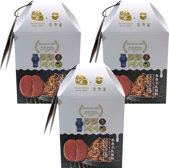 YUXIAN 魚香涎 烏魚子乳酪絲, 3個, 50g
