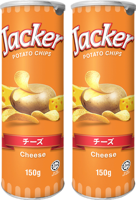 Jacker 日本版 傑可洋芋片 起司味, 150g, 2個