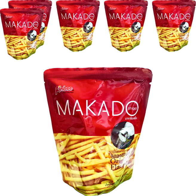 MAKADO 麥卡多 薯條 鹽味 紅袋, 24g, 6包